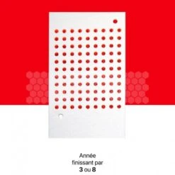 Pastilles Numérotées Rouges Pour Marquage De Reine (99 Numéros)