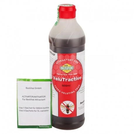 Attractif à Frelon Asiatique BeeVital (bouteille 500 Ml + Activateur) 3 Attractif à Frelon Asiatique BeeVital (bouteille 500 Ml + Activateur)