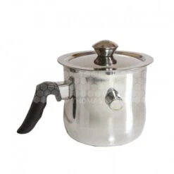 Bain-marie Inox Grand Modèle 2,5 L Pour Fondre La Cire D'abeilles