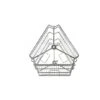 CAGE INOX TANGENTIELLE 3 CADRES POUR EXTRACTEUR MINI -Magasin De Matériel Apicole cage inox tangentielle 3 cadres pour extracteur mini