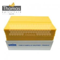 Feuilles De Cire Gaufrées 5 Kg Dadant Hausse Thomas Carton 100 Pièces