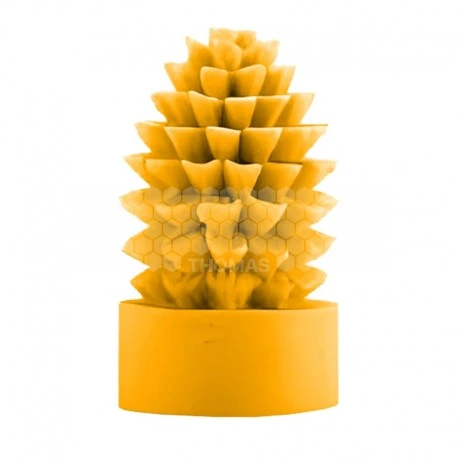 MOULE A BOUGIE : POMME DE PIN SUR SOCLE HAUT 8.5 CM 3 MOULE A BOUGIE : POMME DE PIN SUR SOCLE HAUT 8.5 CM