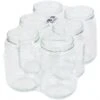 Pots Verre Réserve 1 Kg TO 82 (pack De 6 Pièces, Sans Capsules) -Magasin De Matériel Apicole pot verre kg 750 ml reserve to 82 le pack de 6 sans capsule