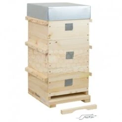 Ruche Mi-bois Warré 8 Cadres Confort Pribois® Avec Toit (sans Cadres)