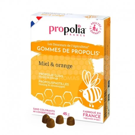 Gommes Propolis Miel Orange 45 G 3 Gommes Propolis Miel Orange 45 G