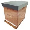 Ruche Mi-bois Dadant 10 Cadres Confort Essencia® Avec Toit Plat Brut -Magasin De Matériel Apicole ruche mi bois dadant 10 cadres confort essencia avec toit plat brut