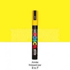 Stylo Marqueur Posca De Couleur Jaune Pour Marquage De Reine