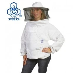Vareuse D'apiculteur Apix Pro® Blanche Avec Voile 360° (sans Gants)